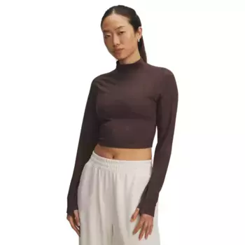 Лонгслив Under Armour Meridian Suede Effect, коричневый