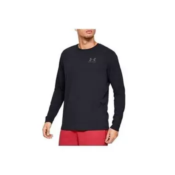 Лонгслив Under Armour Sportstyle Left Chest, черный