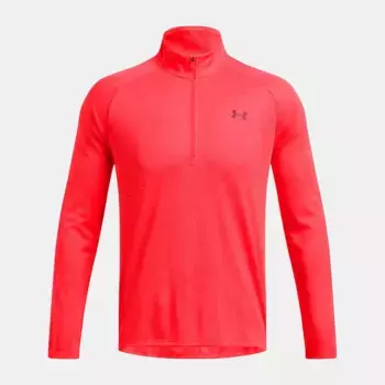Лонгслив Under Armour Tech Textured half zip, красный