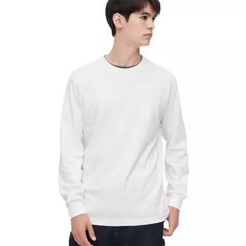 Лонгслив Uniqlo Crew Neck, белый