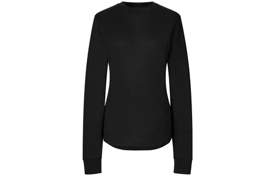 Лонгслив Uniqlo HEATTECH Wool Blend, черный