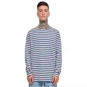 Лонгслив Urban Classics Regular Stripe, синий