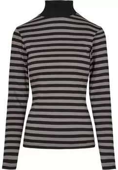 Лонгслив Urban Classics s, асфальт/черный