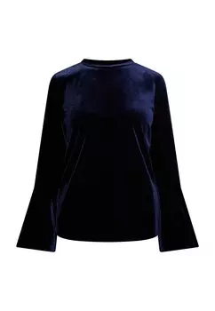 Лонгслив Usha, морской синий