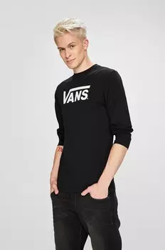 Лонгслив Vans, черный
