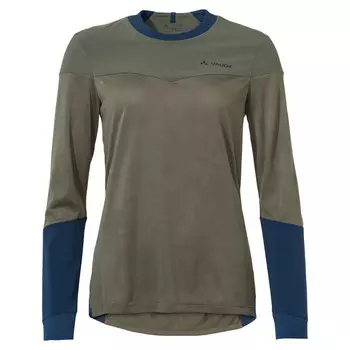 Лонгслив Vaude, цвет Khaki Uni