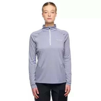 Лонгслив VAUDE Larice Light II half zip, фиолетовый