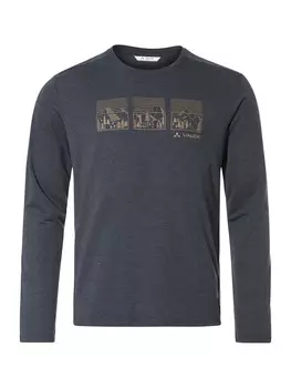 Лонгслив VAUDE Performance Shirt Rosemoor III, темно-серый