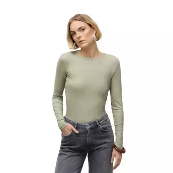 Лонгслив Vero Moda Awirwina, бежевый