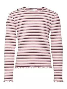 Лонгслив Vero Moda Girl, цвет rot/wei