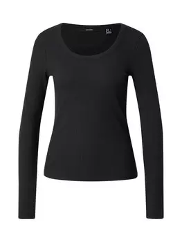 Лонгслив VERO MODA Shirt VMMINNA, черный
