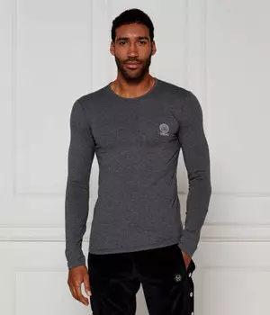 Лонгслив Versace Regular Fit, серый