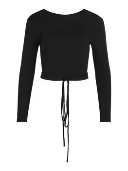 Лонгслив Vila, черный