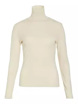 Лонгслив Vila Longsleeve, кремовый