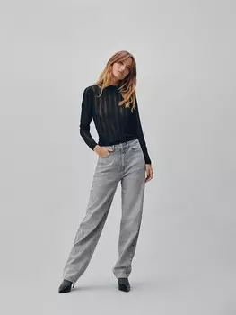 Лонгслив Vila Menta, черный