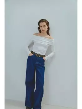 Лонгслив Vila Ommi, кремовый