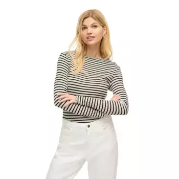 Лонгслив Vila Rika, черный