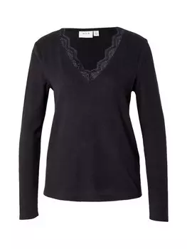 Лонгслив VILA Shirt BENIA, черный