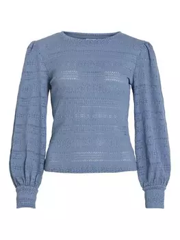 Лонгслив VILA Shirt, синий