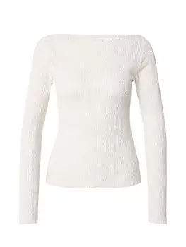 Лонгслив VILA Shirt VISinva, кремовый