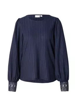 Лонгслив VILA Shirt VIWHITNA, темно-синий