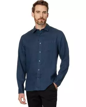 Лонгслив Vince Linen, цвет Deep Indigo