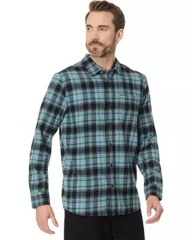 Лонгслив Volcom Caden Plaid Long, цвет Blue Rinse