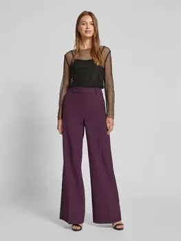 Лонгслив в полупрозрачном исполнении Oui, черный