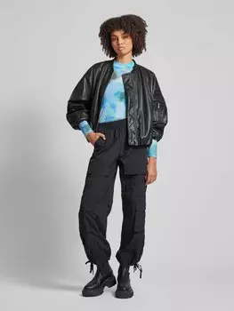 Лонгслив в стиле батик Tom Tailor Denim, синий