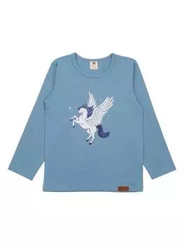 Лонгслив Walkiddy, светло-синий