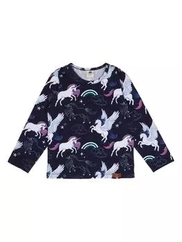 Лонгслив Walkiddy, темно-синий