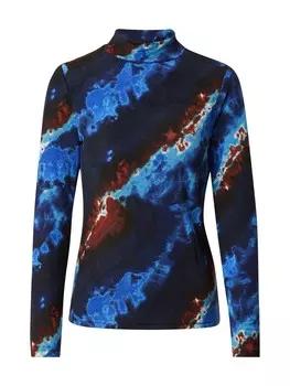 Лонгслив Warehouse Shirt, цвет blue/navy/turquoise