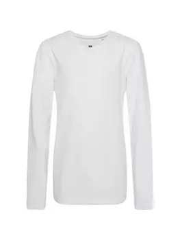 Лонгслив WE Fashion, белый