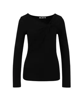 Лонгслив WE Fashion Shirt, черный