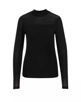 Лонгслив WE Fashion Shirt, черный