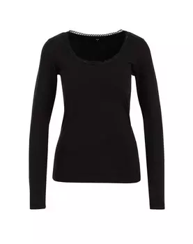 Лонгслив WE Fashion Shirt, черный