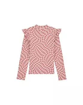 Лонгслив WE Fashion Shirt, цвет pink/rose