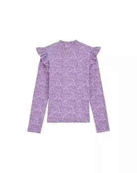 Лонгслив WE Fashion Shirt, фиолетовый