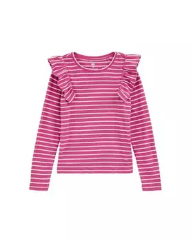 Лонгслив WE Fashion Shirt, фуксия