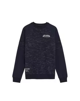 Лонгслив WE Fashion Shirt, темно-синий