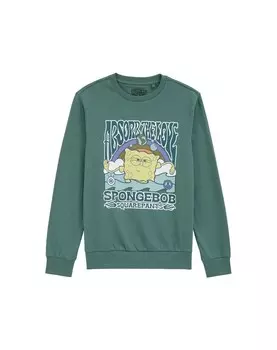 Лонгслив WE Fashion Shirt, зеленый