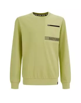 Лонгслив We Fashion, светло-зеленый