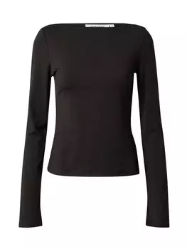 Лонгслив Weekday ANNIE, черный