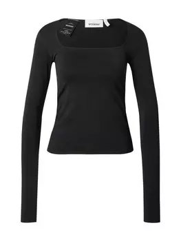 Лонгслив Weekday, черный