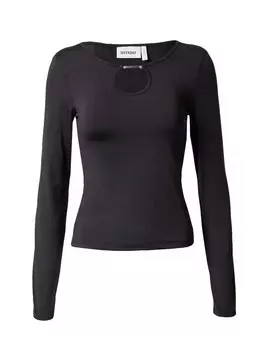 Лонгслив Weekday ENYA, черный