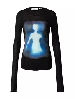 Лонгслив Weekday NICO, черный