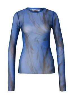 Лонгслив WEEKDAY Shirt Nico, синий