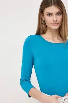 Лонгслив Weekend Max Mara, зеленый