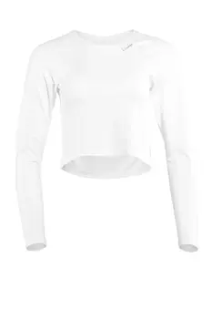 Лонгслив Winshape Functional Light and Soft Cropped Long Sleeve Top AET116LS, слоновая кость