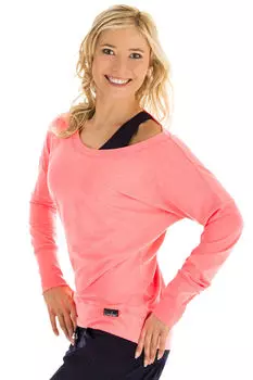 Лонгслив Winshape WS2, цвет neon coral